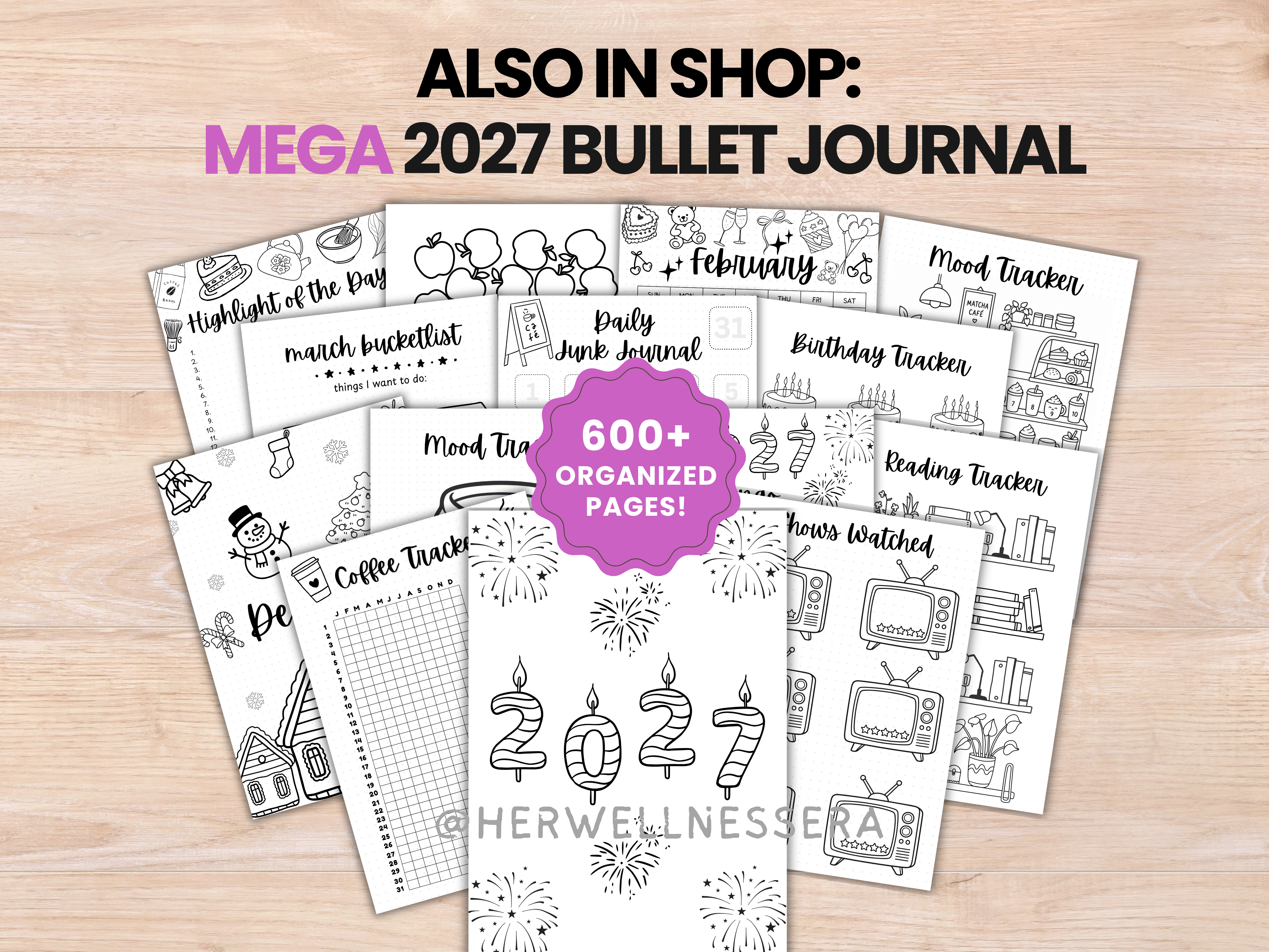 Witch Potions October Bullet Journal Bundle