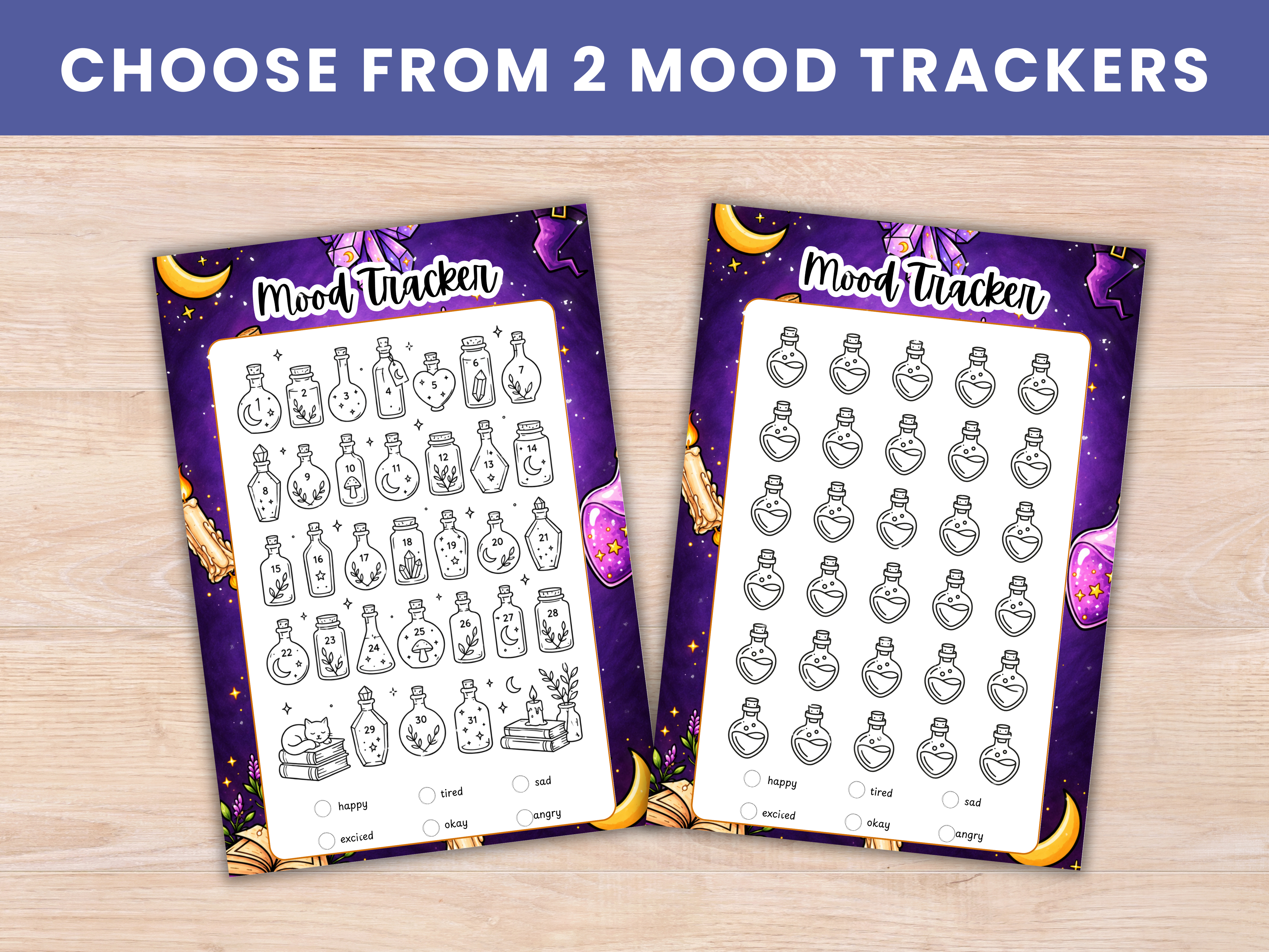 Witch Potions October Bullet Journal Bundle
