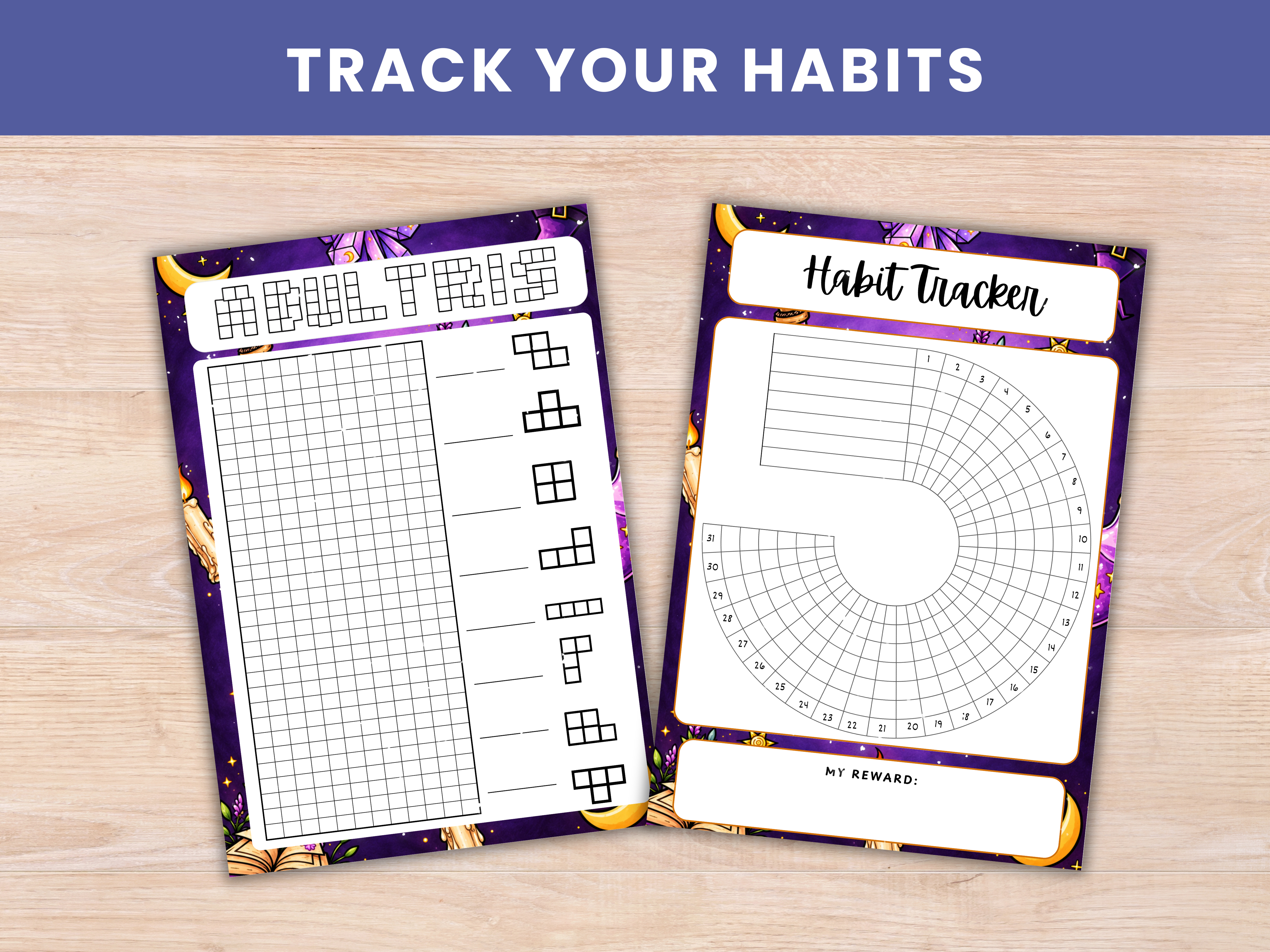 Witch Potions October Bullet Journal Bundle