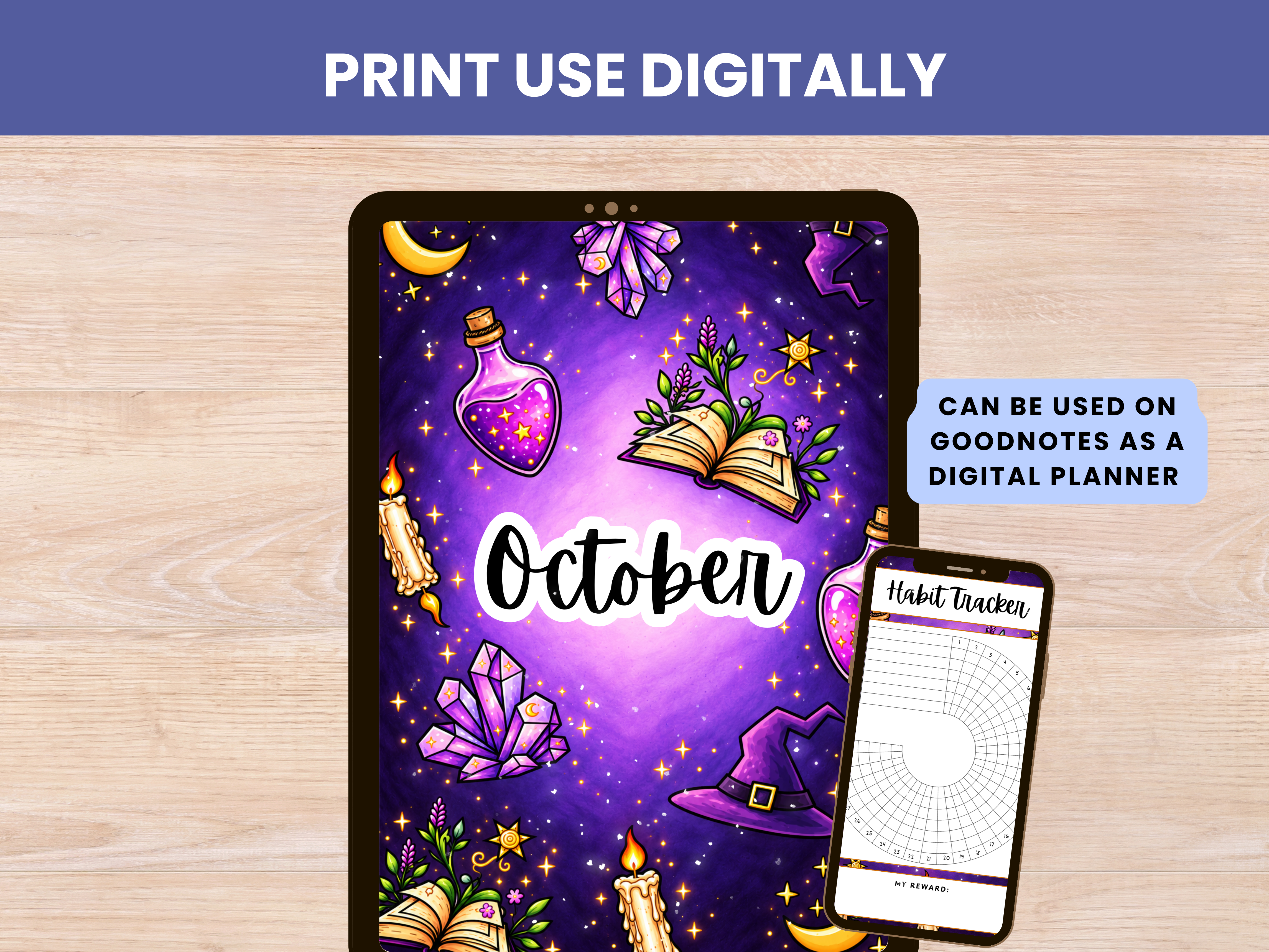 Witch Potions October Bullet Journal Bundle